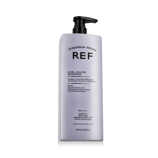 REF Cool Silver Shampoo – sidabrinis šampūnas šviesiems plaukams