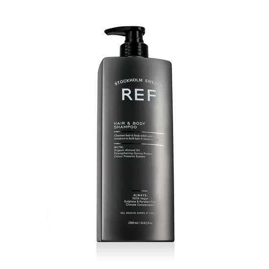 REF Hair & Body Shampoo for cleansing hair and skin daily