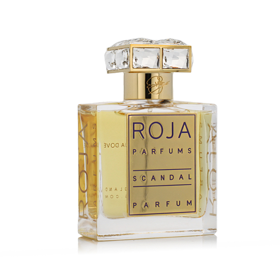 Roja Parfums Scandal Parfum uniseksiniai kvepalai ir jų flakonas