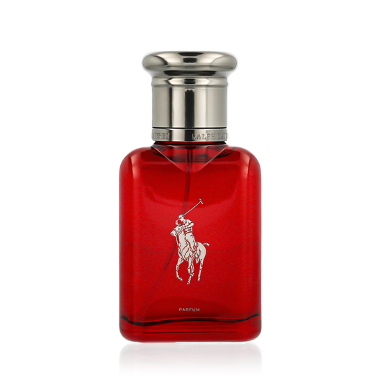 Ralph Lauren Polo Red Parfum kvepalai, matomas parfumo flakonas