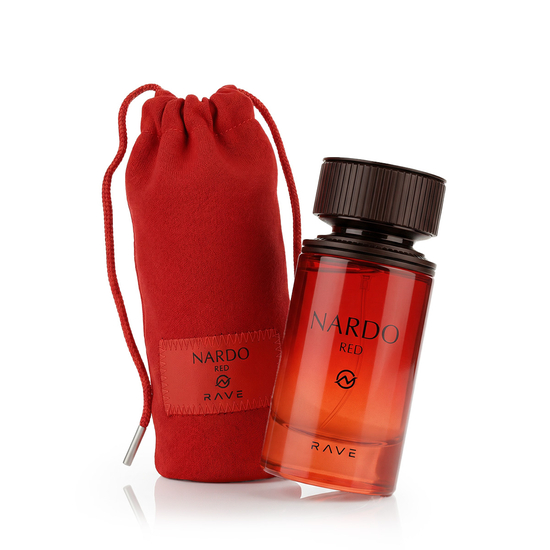 Rave Nardo Red EDP uniseks kvepalai, pateikti flakono nuotraukoje