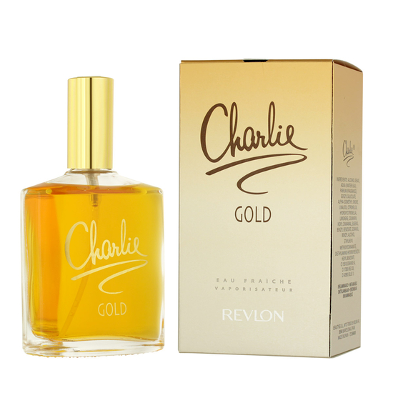 Revlon Charlie Gold Eau de Fraîche unisex perfume bottle