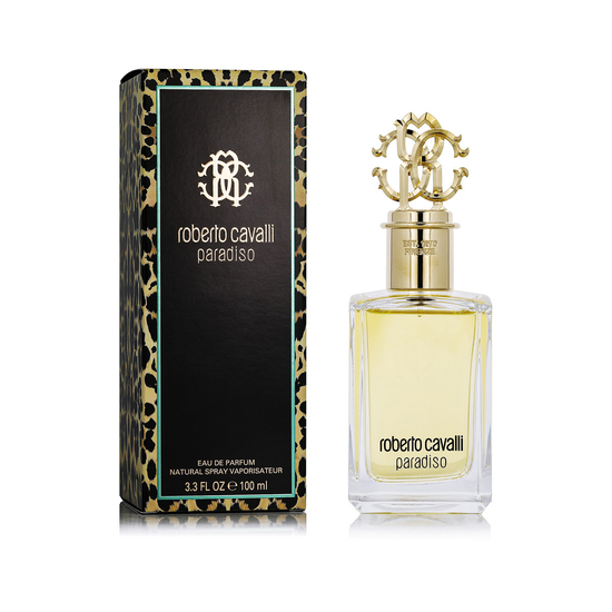 Roberto Cavalli Paradiso 100 ml Eau de Parfum bottle for unisex fragrance