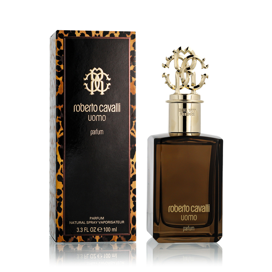 Roberto Cavalli Uomo Parfum vyriškų kvepalų flakonas