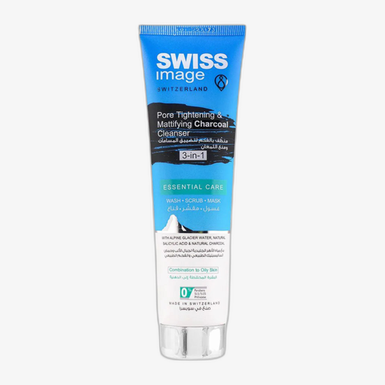 SWISS Image Essential Care Pore Tightening & Mattifying Charcoal Cleanser