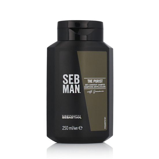 Sebastian Professional Seb Man The Purist šampūno pakuotė, šampūnas nuo pleiskanų