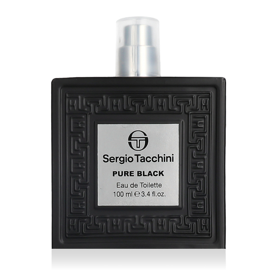 Sergio Tacchini Pure Black EDT unisex tualetinio vandens flakono nuotrauka