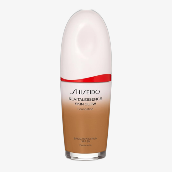 Shiseido Revitalessence Skin Glow Foundation – makiažo pagrindas, 420 Bronze