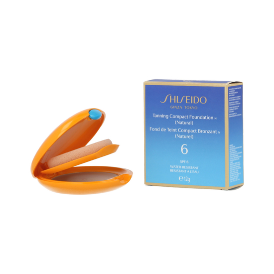 Shiseido Tanning Compact Foundation N SPF 6 – natūralaus atspalvio kompaktinė pudra