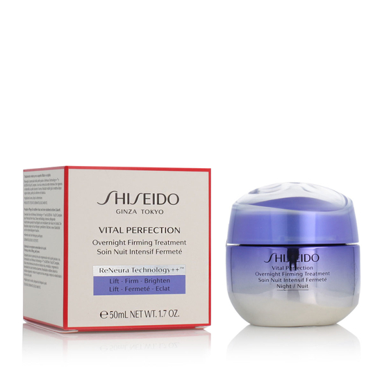 Shiseido Vital Perfection overnight skincare treatment shown in product image