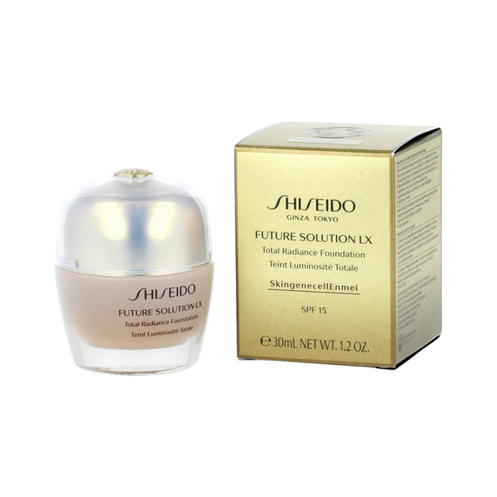 Shiseido Future Solution LX Total Radiance Foundation SPF 15 makiažo pagrindas