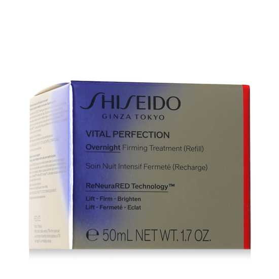 Shiseido Vital Perfection overnight skincare treatment shown in product image