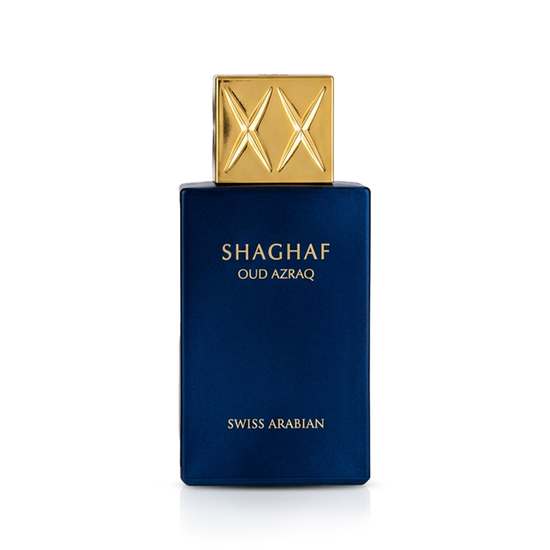 Swiss Arabian Shaghaf Oud Azraq EDP unisex perfume bottle