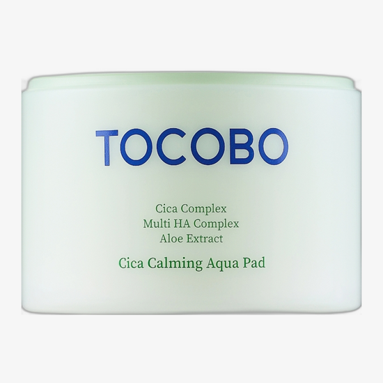 TOCOBO Cica Calming Aqua Pad — успокаивающие тонер-пэды