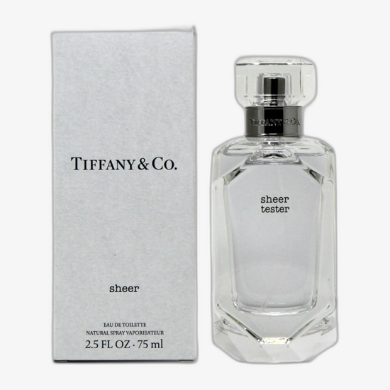 Tiffany & Co. Sheer Eau de Toilette tester fragrance bottle, 75 ml