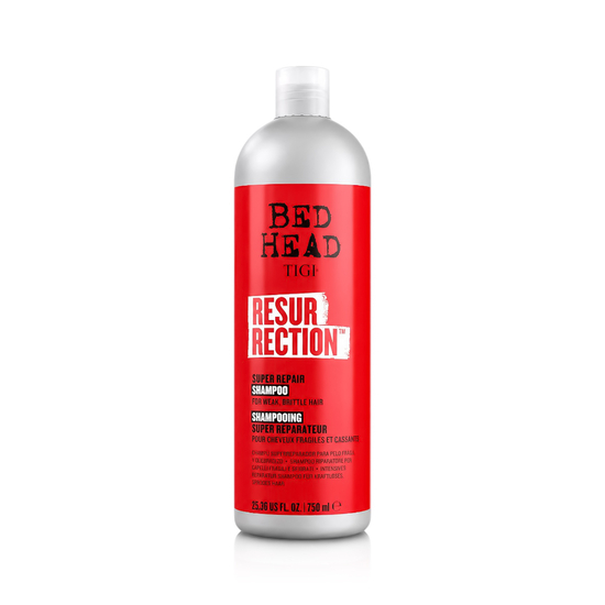 Tigi Bed Head Resurrection Super Repair šampūnas silpniems, lūžinėjantiems plaukams