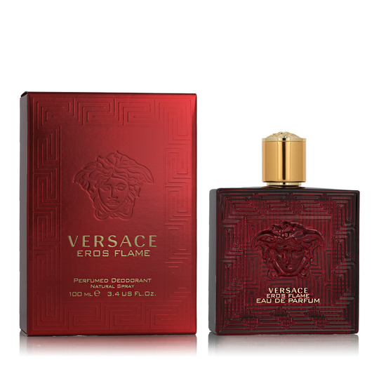 Versace Eros Flame purškiamo dezodoranto pakuotė vyrams