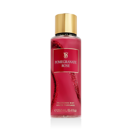 Victoria's Secret Pomegranate Rose Bodyspray shown as a body mist