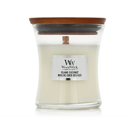 Ароматическая свеча WoodWick Mini Hourglass с ароматом «Островной кокос»