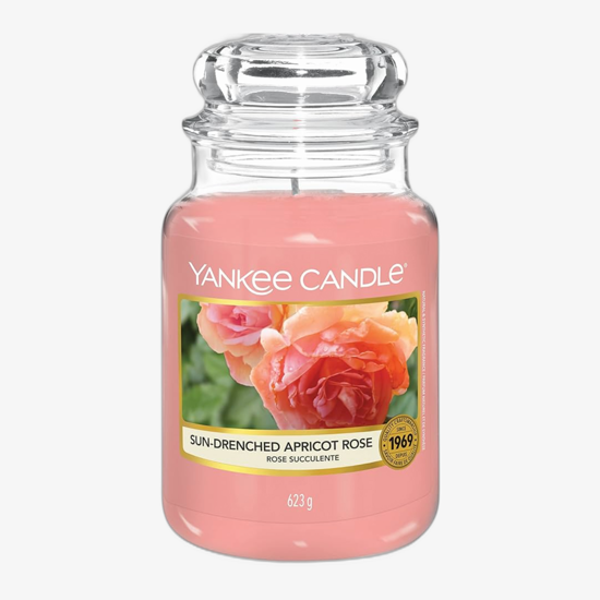 Yankee Candle Sun-Drenched Apricot Rose — свеча с ароматом абрикоса и розы