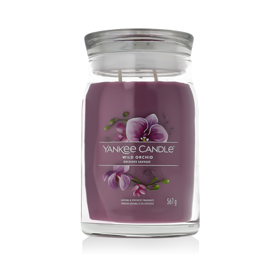 Yankee Candle Signature Tumbler Scented Candle in Wild Orchid, 567 g
