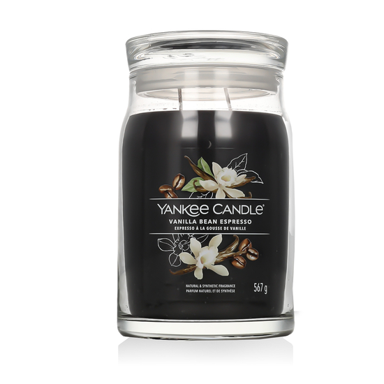 Yankee Candle Vanilla Bean Espresso — ароматическая свеча в большой банке