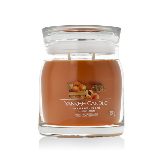 Yankee Candle Signature Scented Candle Farm Fresh Peach