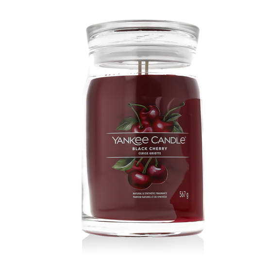 Yankee Candle Signature Scented Candle Black Cherry