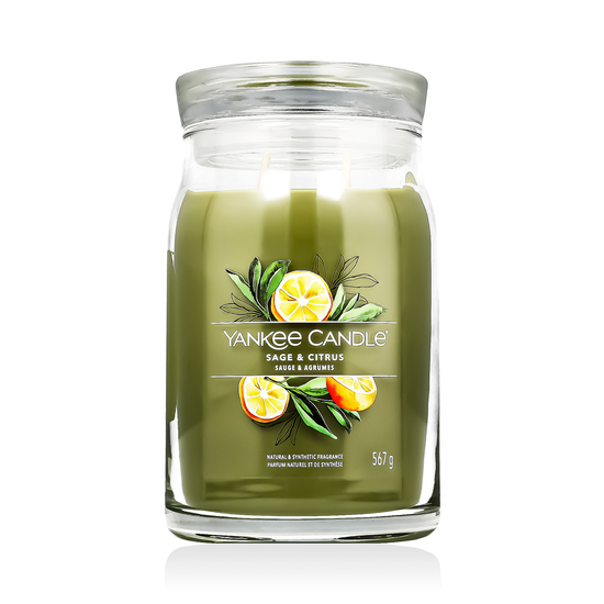Yankee Candle Signature Scented candle Sage & Citrus