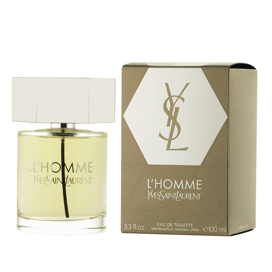 Yves Saint Laurent L'Homme EDT bottle, a fresh woody men's fragrance