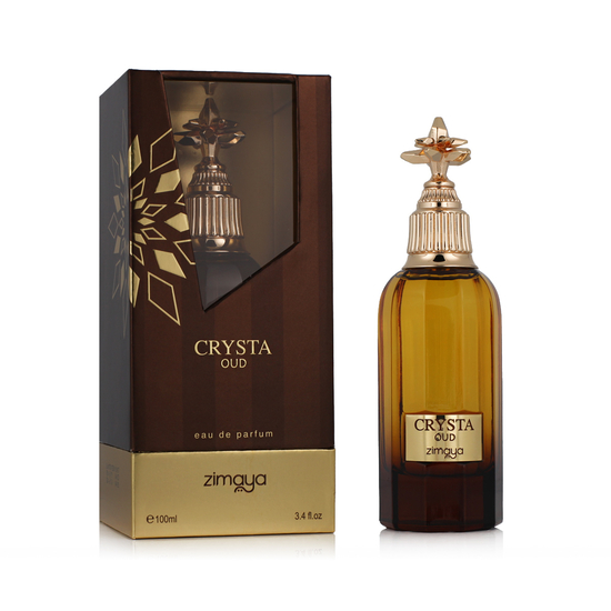 Zimaya Crysta Oud Eau de Parfum bottle, a unisex fragrance