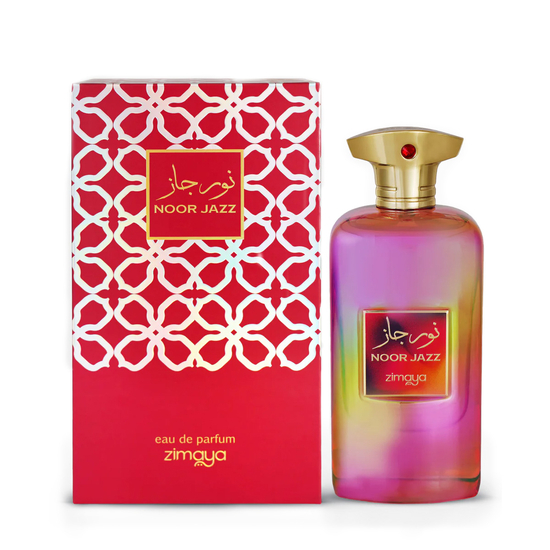 Zimaya Noor Jazz uniseksinių Eau de Parfum kvepalų buteliukas