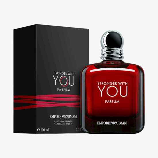 Giorgio Armani Emporio Armani Stronger With You Parfum men's fragrance bottle