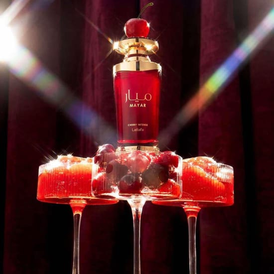 Lattafa Mayar Cherry Intense EDP parfumuotojo vandens buteliukas