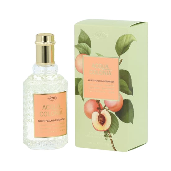 4711 Acqua Colonia White Peach & Coriander EDT unisex fragrance bottle