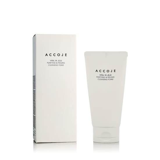 ACCOJE Vital in Jeju Purifying & Peeling Cleansing Foam face cleanser