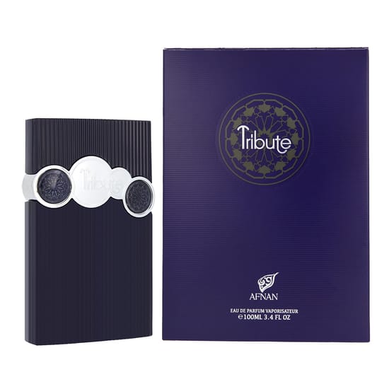 Флакон унисекс-парфюма Afnan Tribute Blue EDP крупным планом