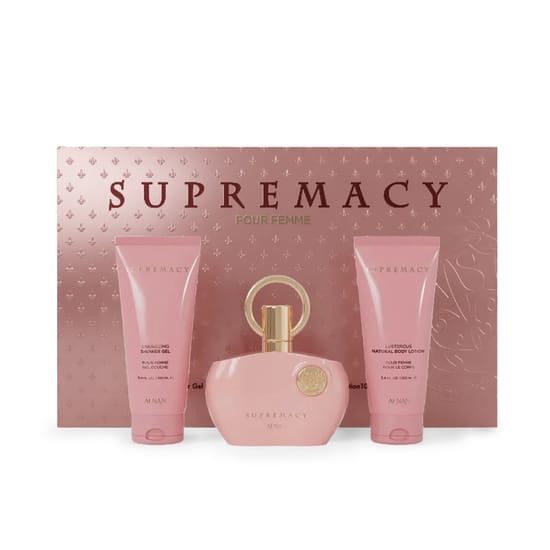 Afnan Supremacy Pink EDP 100 ml + SG 100 ml + BL 100 ml