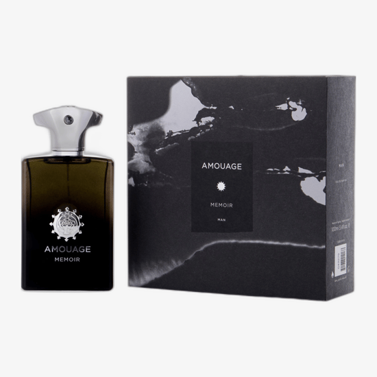 Amouage Memoir Man EDP bottle shown as a men's Eau de Parfum fragrance