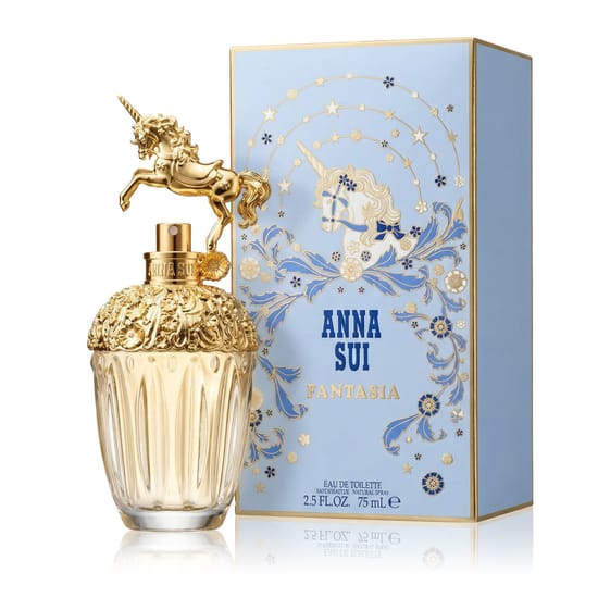 Anna Sui Fantasia EDT bottle, a floral-woody unisex fragrance