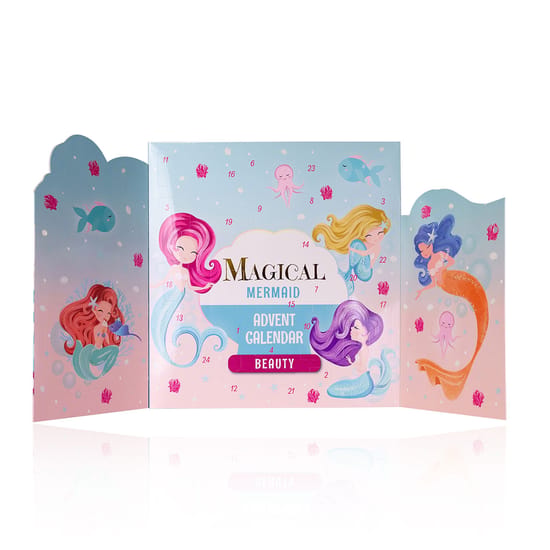 Accentra Magical Mermaid Advent Calendar cosmetics set with 24 festive surprises