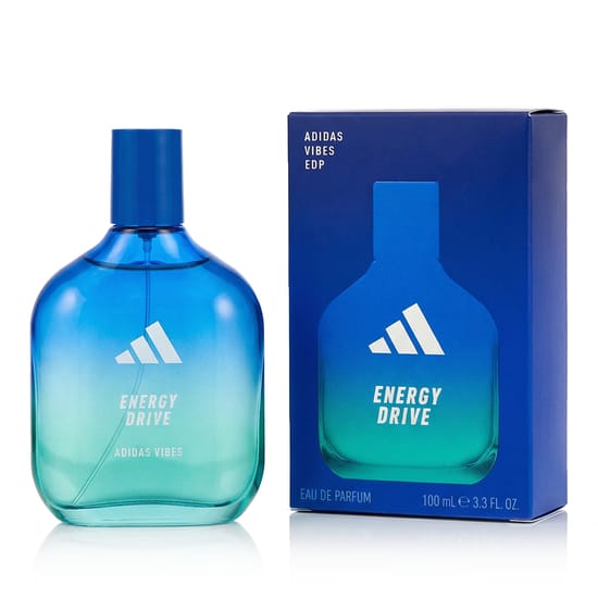 Adidas Vibes Energy Drive EDP unisex perfume bottle view