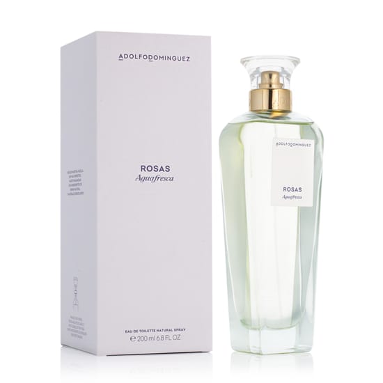 Adolfo Dominguez Agua Fresca de Rosas EDT unisex fragrance bottle
