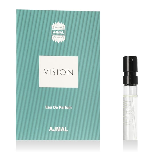 Ajmal Vision EDP perfume bottle for a fresh pear and jasmine scent