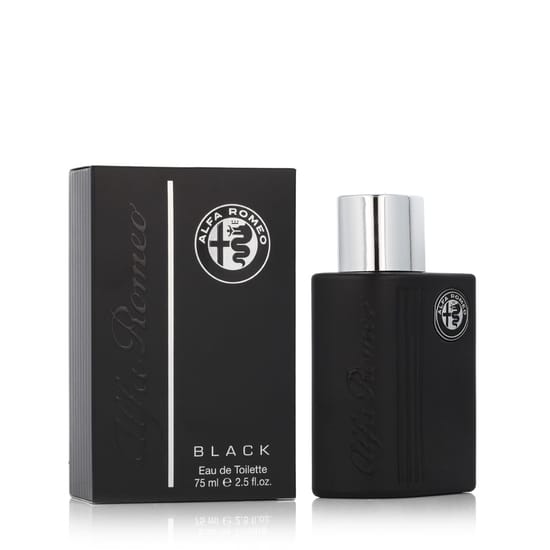 Alfa Romeo Black EDT unisex fragrance bottle product image