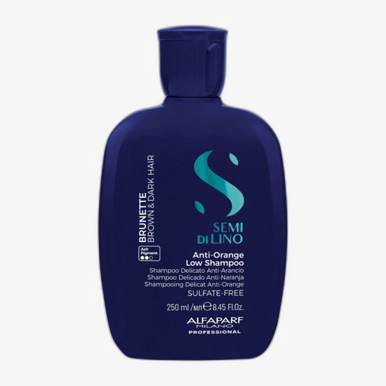 Alfaparf Milano Semi Di Lino Brunette Intense Anti-Orange Low Shampoo