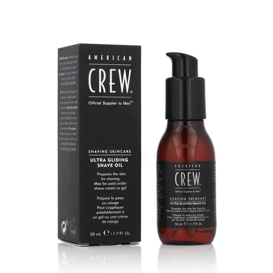 American Crew SHAVE Ultra Gliding Shave Oil for a shaving routine