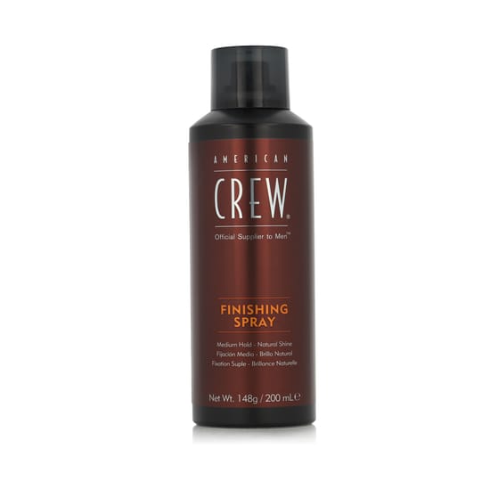 American Crew Finishing Spray hair styling product shown in its packaging