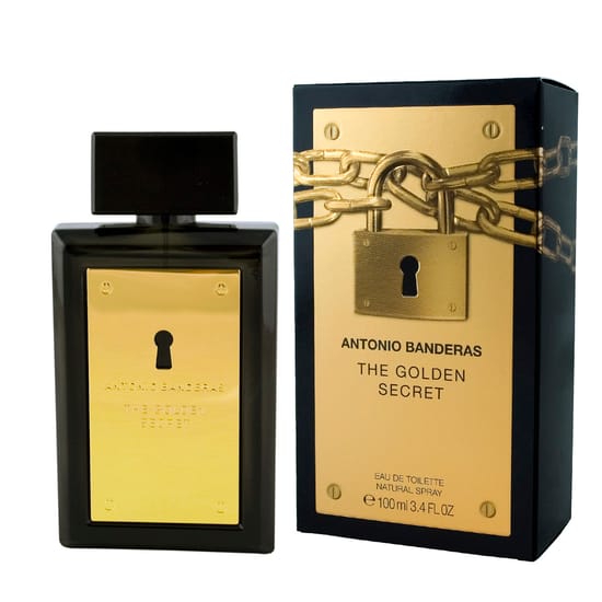 Antonio Banderas The Golden Secret EDT unisex fragrance bottle