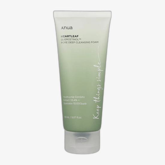 Anua Heartleaf Quercetinol Pore Deep Cleansing Foam facial cleanser